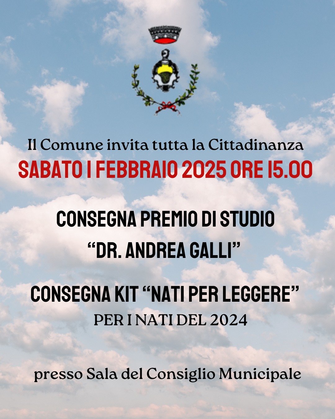 Consegna Premio di Studio Dottor Andrea Galli e Nati per Leggere