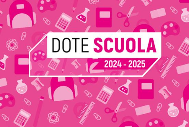 Dote scuola regione lombardia  2024/2025 - 