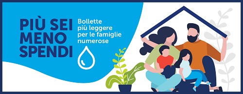 Nuova articolazione tariffaria del servizio idrico integrato - famiglie numerose 