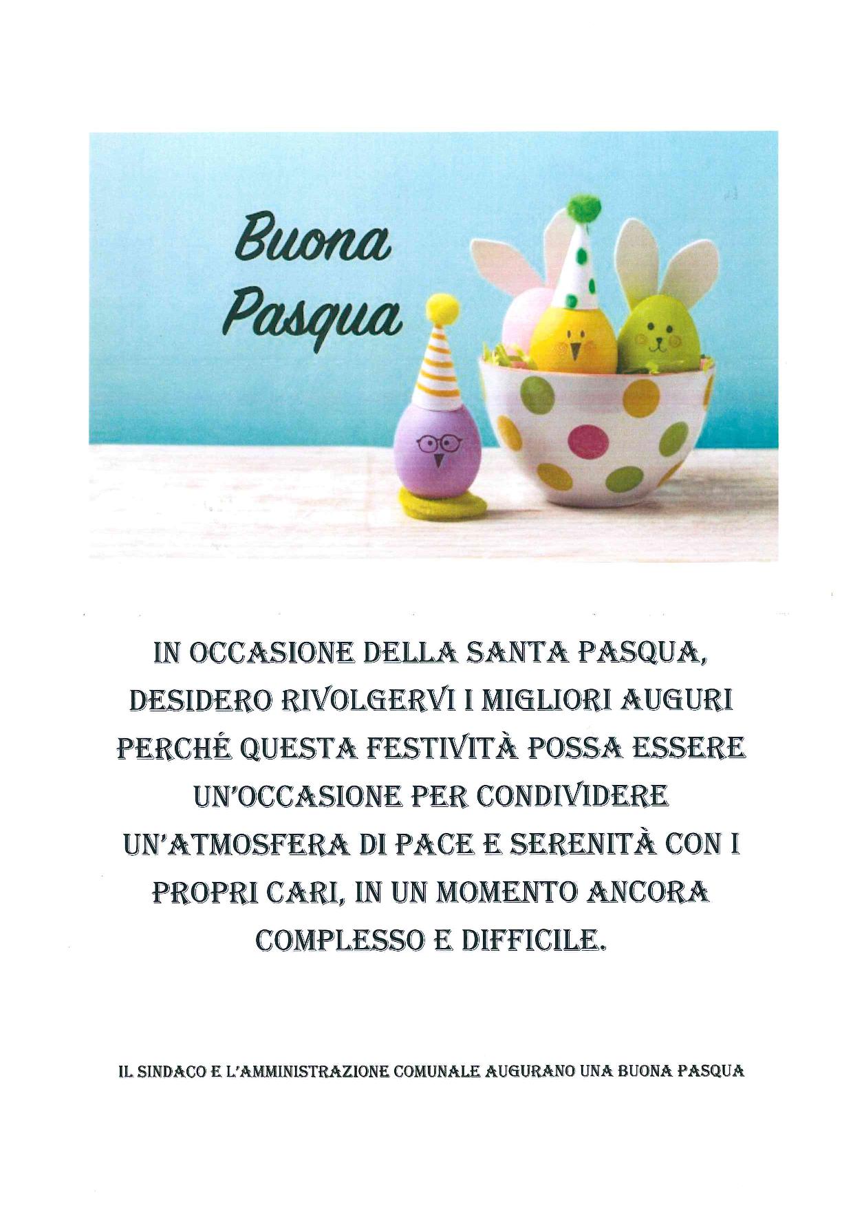 Auguri pasqua 2021