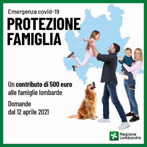 Contributo regionale protezione famiglia - emergenza covid-19
